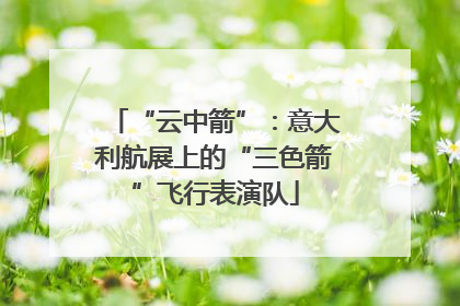 “云中箭”：意大利航展上的“三色箭”飞行表演队
