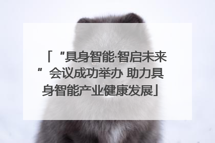 “具身智能·智启未来”会议成功举办 助力具身智能产业健康发展