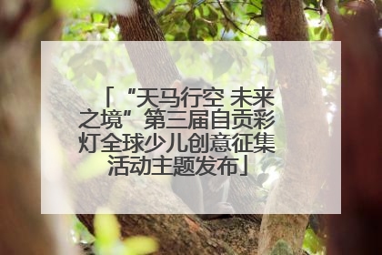 “天马行空 未来之境”第三届自贡彩灯全球少儿创意征集活动主题发布