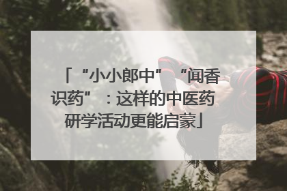 “小小郎中”“闻香识药”：这样的中医药研学活动更能启蒙