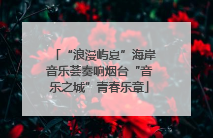 “浪漫屿夏”海岸音乐荟奏响烟台“音乐之城”青春乐章