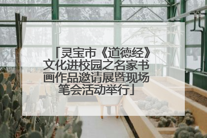 灵宝市《道德经》文化进校园之名家书画作品邀请展暨现场笔会活动举行