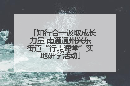 知行合一汲取成长力量 南通通州兴东街道“行走课堂”实地研学活动
