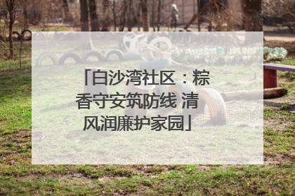 白沙湾社区：粽香守安筑防线 清风润廉护家园