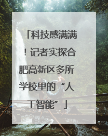 科技感满满！记者实探合肥高新区多所学校里的“人工智能”