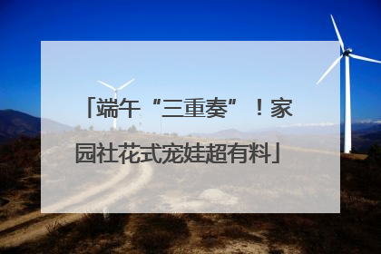 端午“三重奏”！家园社花式宠娃超有料