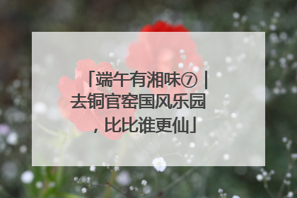 端午有湘味⑦｜去铜官窑国风乐园，比比谁更仙