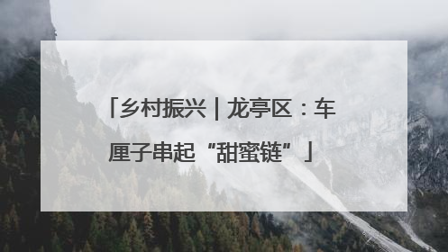 乡村振兴｜龙亭区：车厘子串起“甜蜜链”