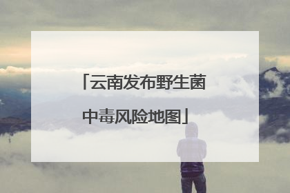 云南发布野生菌中毒风险地图