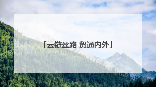 云链丝路 贸通内外