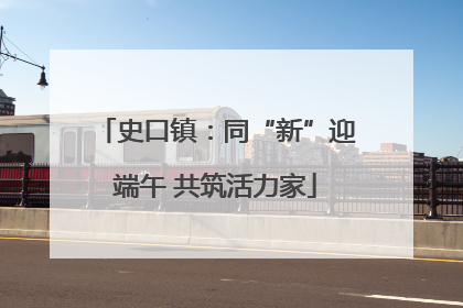 史口镇：同“新”迎端午 共筑活力家