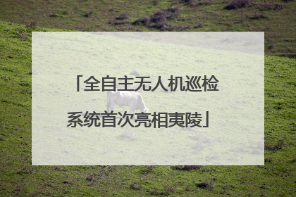 全自主无人机巡检系统首次亮相夷陵