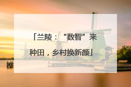 兰陵：“数智”来种田，乡村换新颜
