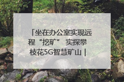 坐在办公室实现远程“挖矿” 实探攀枝花5G智慧矿山｜网络名人四川行