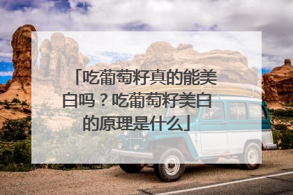 吃葡萄籽真的能美白吗？吃葡萄籽美白的原理是什么