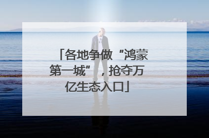 各地争做“鸿蒙第一城”，抢夺万亿生态入口