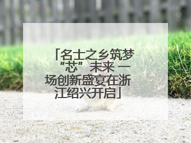 名士之乡筑梦“芯”未来 一场创新盛宴在浙江绍兴开启