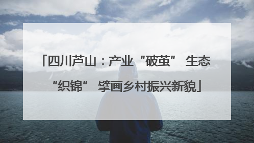 四川芦山：产业“破茧” 生态“织锦” 擘画乡村振兴新貌