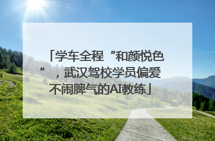 学车全程“和颜悦色”，武汉驾校学员偏爱不闹脾气的AI教练