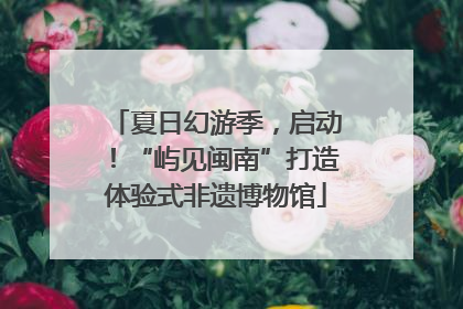 夏日幻游季，启动！“屿见闽南”打造体验式非遗博物馆