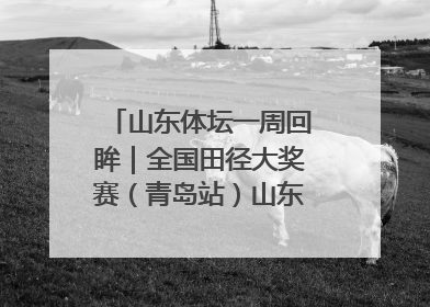山东体坛一周回眸｜全国田径大奖赛（青岛站）山东队夺7金