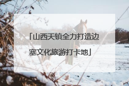 山西天镇全力打造边塞文化旅游打卡地