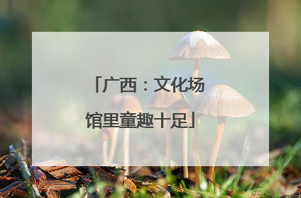 广西：文化场馆里童趣十足