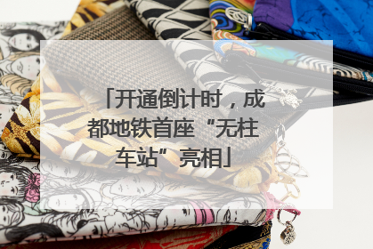 开通倒计时，成都地铁首座“无柱车站”亮相