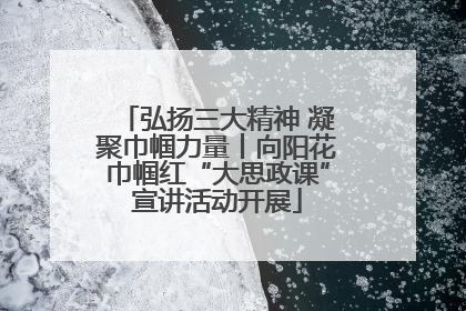 弘扬三大精神 凝聚巾帼力量丨向阳花巾帼红“大思政课”宣讲活动开展