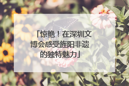 惊艳！在深圳文博会感受旌阳非遗的独特魅力