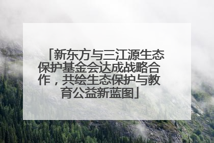 新东方与三江源生态保护基金会达成战略合作，共绘生态保护与教育公益新蓝图