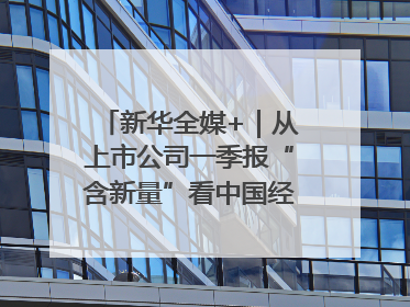 新华全媒+｜从上市公司一季报“含新量”看中国经济发展向“新”