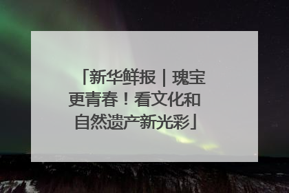新华鲜报｜瑰宝更青春！看文化和自然遗产新光彩
