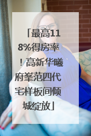 最高118%得房率！高新华曦府峯范四代宅样板间倾城绽放