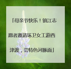 母亲节快乐！镇江志愿者邀请环卫女工游西津渡，尝特色河豚面
