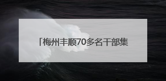 梅州丰顺70多名干部集体“充电”AI技术！