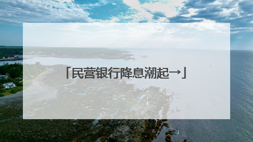 民营银行降息潮起→