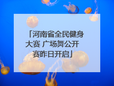 河南省全民健身大赛 广场舞公开赛昨日开启
