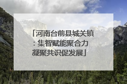 河南台前县城关镇：集智赋能聚合力 凝聚共识促发展
