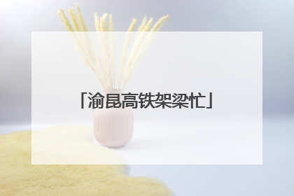 渝昆高铁架梁忙