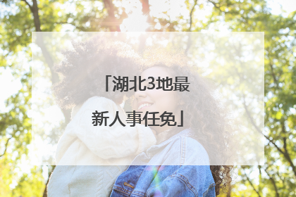 湖北3地最新人事任免