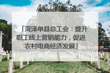 菏泽单县总工会：提升职工线上营销能力，促进农村电商经济发展