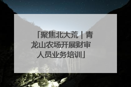 聚焦北大荒｜青龙山农场开展财审人员业务培训