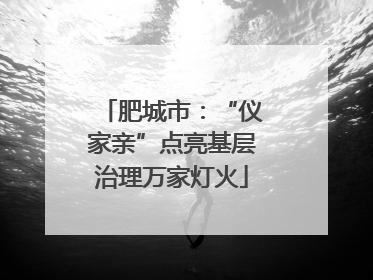 肥城市：“仪家亲”点亮基层治理万家灯火