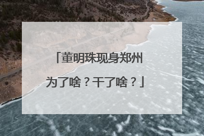 董明珠现身郑州 为了啥？干了啥？