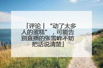 评论丨“动了太多人的蛋糕”，可能告别直播的张雪峰不妨把话说清楚