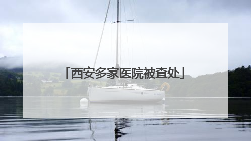 西安多家医院被查处