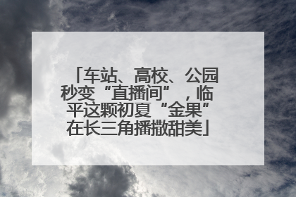 车站、高校、公园秒变“直播间”，临平这颗初夏“金果”在长三角播撒甜美