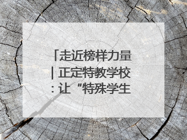 走近榜样力量｜正定特教学校：让“特殊学生”不再特殊