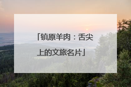 镇原羊肉：舌尖上的文旅名片